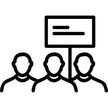 Group of people standing illustration icon isolated png
