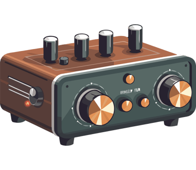 radio design symbolizes the electronics industry illustration icon isolated png