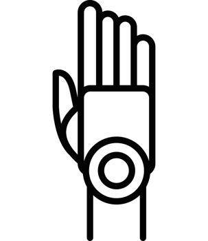 ai technology robot hand icon illustration isolated png