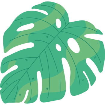 A cartoon green monster plant png