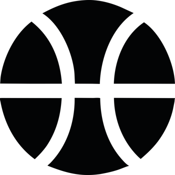 Basketball silhouette illustration icon isolated png