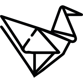 origami icon illustration isolated png
