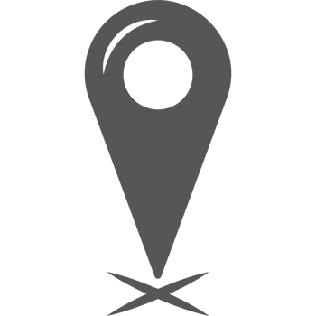A black and white pin with a cross on it png