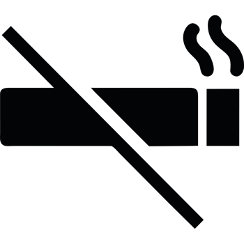 No smoking sign icon isolated design png