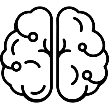 brain icon isolated design png
