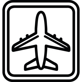 airport icon sign icon isolated png