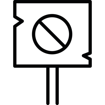 No sign icon design png