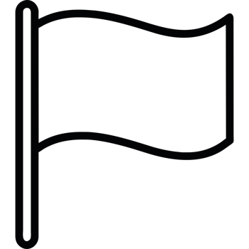 blank flag icon isolated png