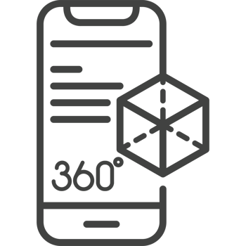 virtual reality smartphone 360 view icon png