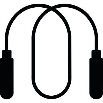 Skipping rope linear icon png