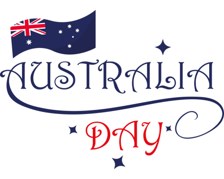 australia day celebration illustration isolated png