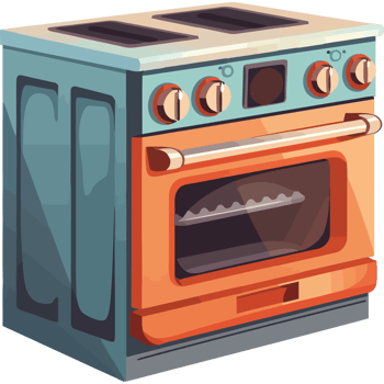 kitchen appliance equipment for cooking meals icon isolated png