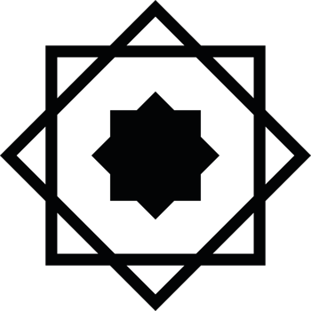 muslim star icon isolated png