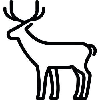 deer icon illustration isolated png