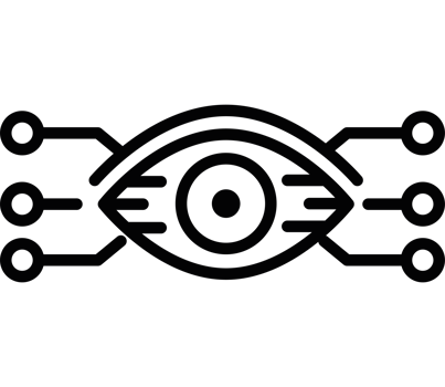 ai technology eye icon isolated png