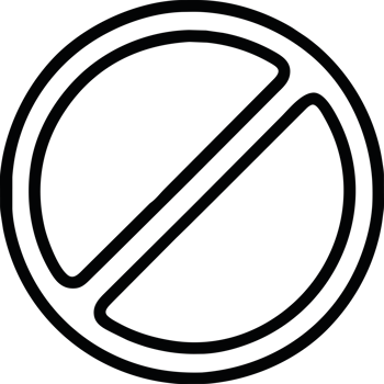 No entry sign icon isolated png