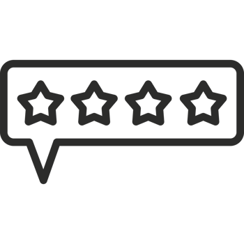 Five stars icon ratings icon design png