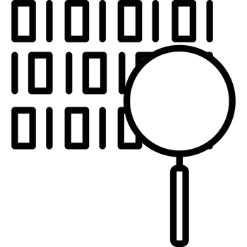 ai technology binare code icon isolated png
