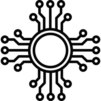 ai technology chip icon illustration isolated png