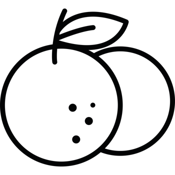 A black and white image of an apple png