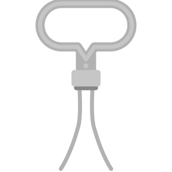 A black and white image of a hook png