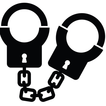 Handcuffs clipart icon isolated png