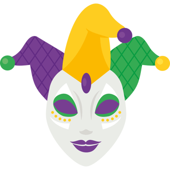 Mardi gras mask clipart png