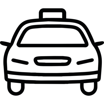 taxi icon isolated png