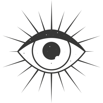 esoteric eyeball icon isolated png