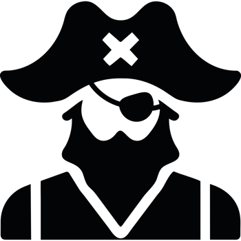 pirate character halloween silhouette style icon png