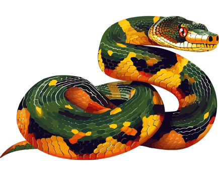 viper in nature, dangerous and isolated icon isolated png