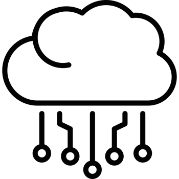 Cloud computing icon isolated png