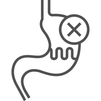 anorexia icon of stomach isolated png