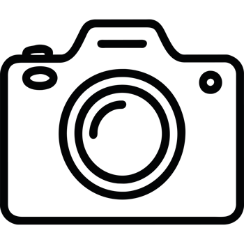Camera icon design isolated png