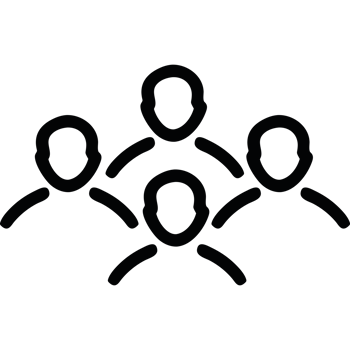 A group of people icon isolated png