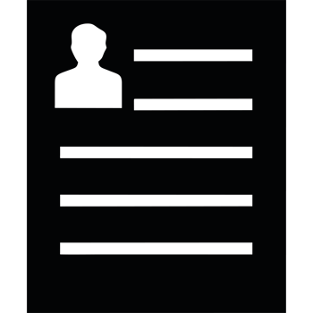Personal Profile Document Icon stock illustration png
