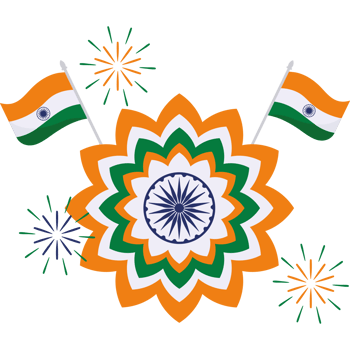 india republic day design isolated png