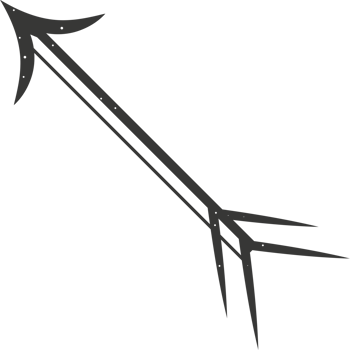 A black and white arrow icon isolated png