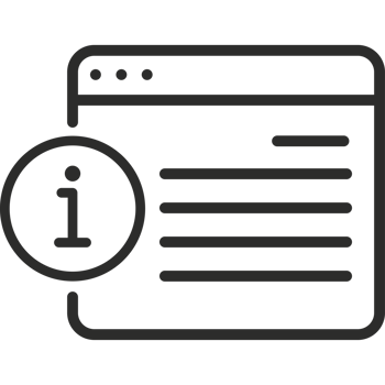 A black and white icon of a computer screen with a button png