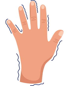 parkinson hand shaking isolated illustration png
