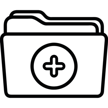 hospital folder icon isolated png