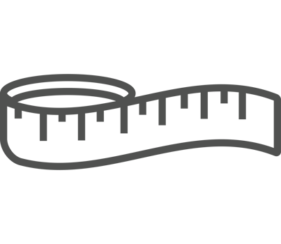 A measuring tape icon isolated png