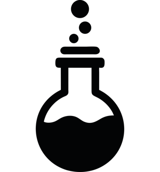Flask icon isolated png
