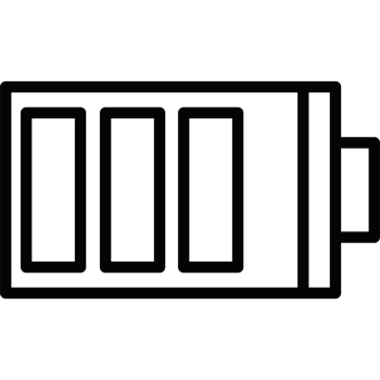 Battery icon isolated png