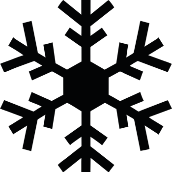 A snowflake icon isolated png
