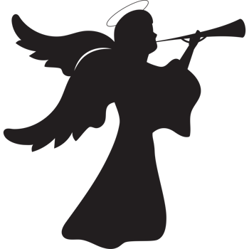 Angel with trumpet clipart png