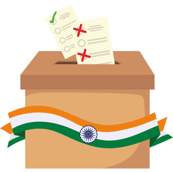 India's election commission has banned the use of electronic voting machines png