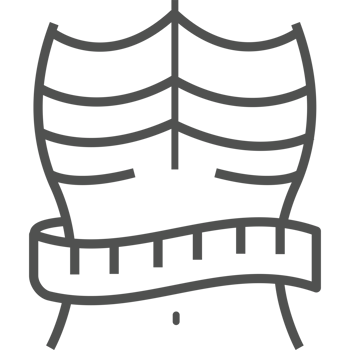 A black and white illustration of a waistband png