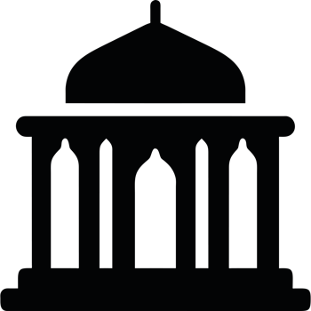 islam building icon isolated png