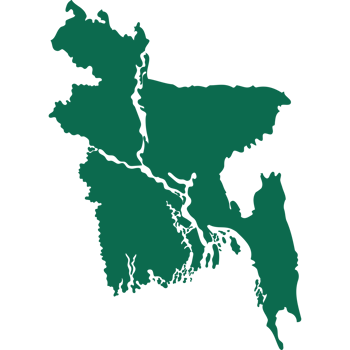 Bangladesh map icon isolated png